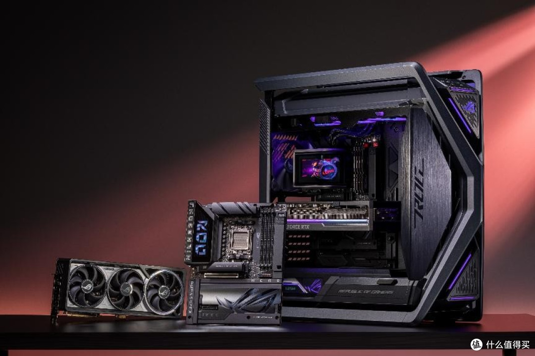 华硕ROG X870E HERO BTF背置主板震撼科隆游戏展