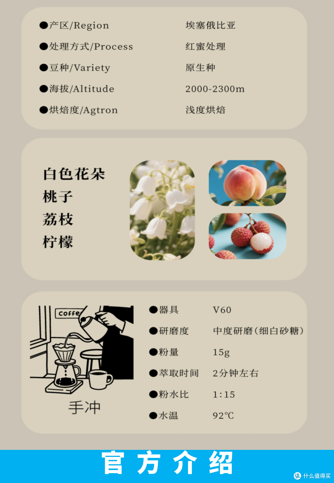 外行手冲咖啡P013:南向咖啡 水风铃 埃塞俄比亚 红蜜处理 浅烘