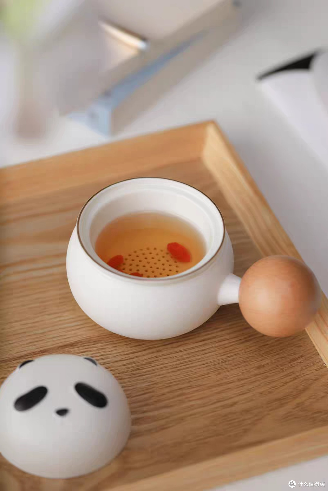 熊猫茶杯与香薰礼盒的温暖心意