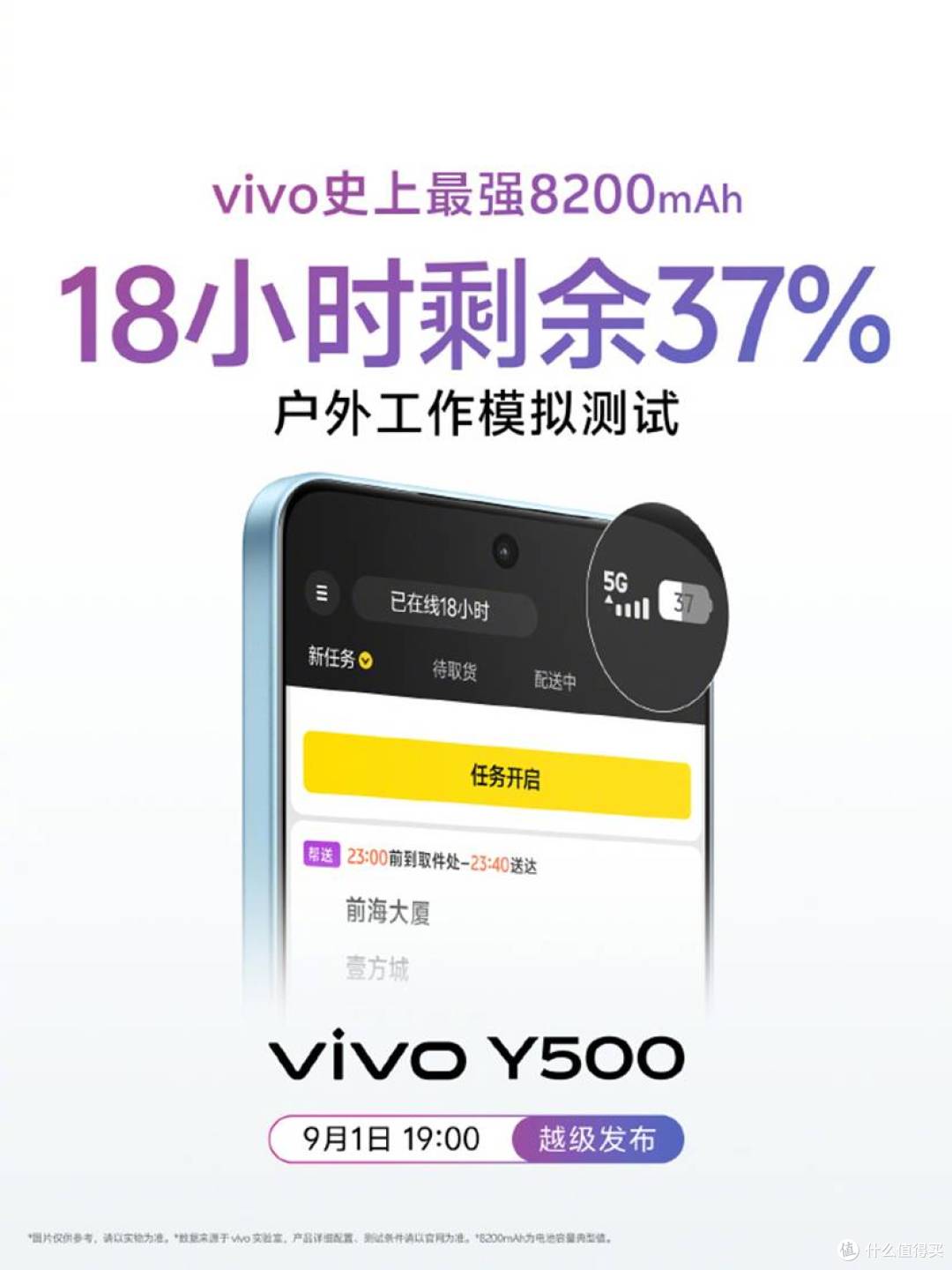 续航怪兽来了!vivo Y500新机9月1日见真章