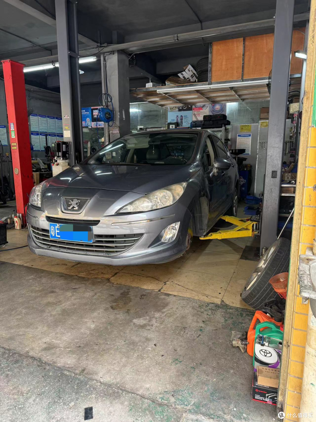 2010标致408底盘检修技术分享