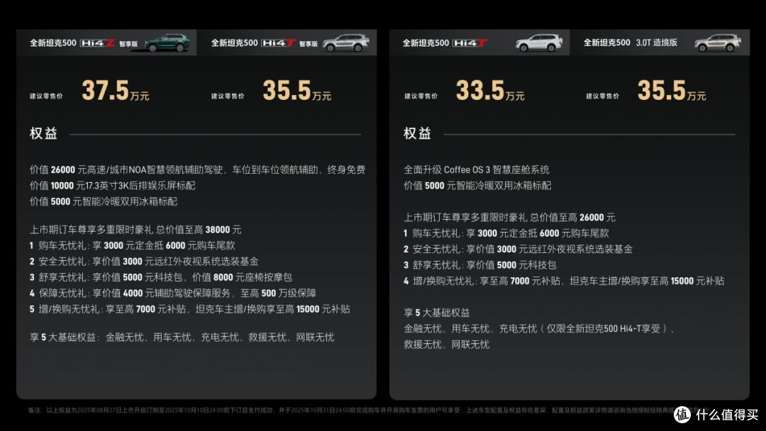 长城Hi4致敬中国智慧 全新坦克500震撼上市 售价33.5万元起