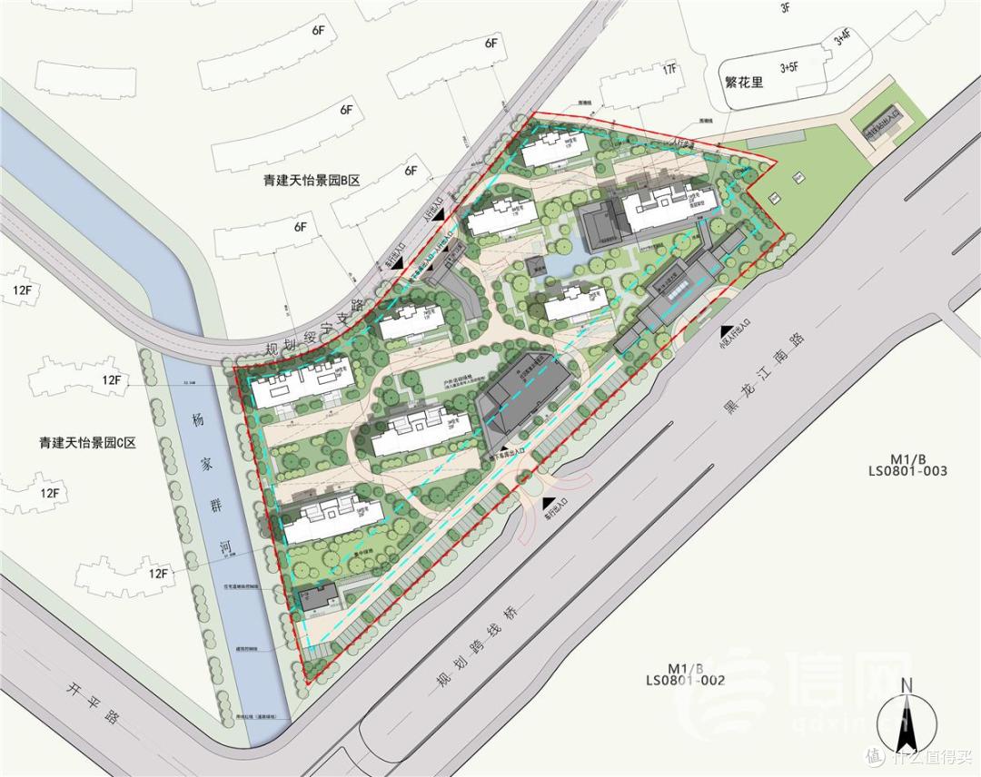 拟建8栋住宅配建养老服务站 青岛新都心这个地块项目批前公示