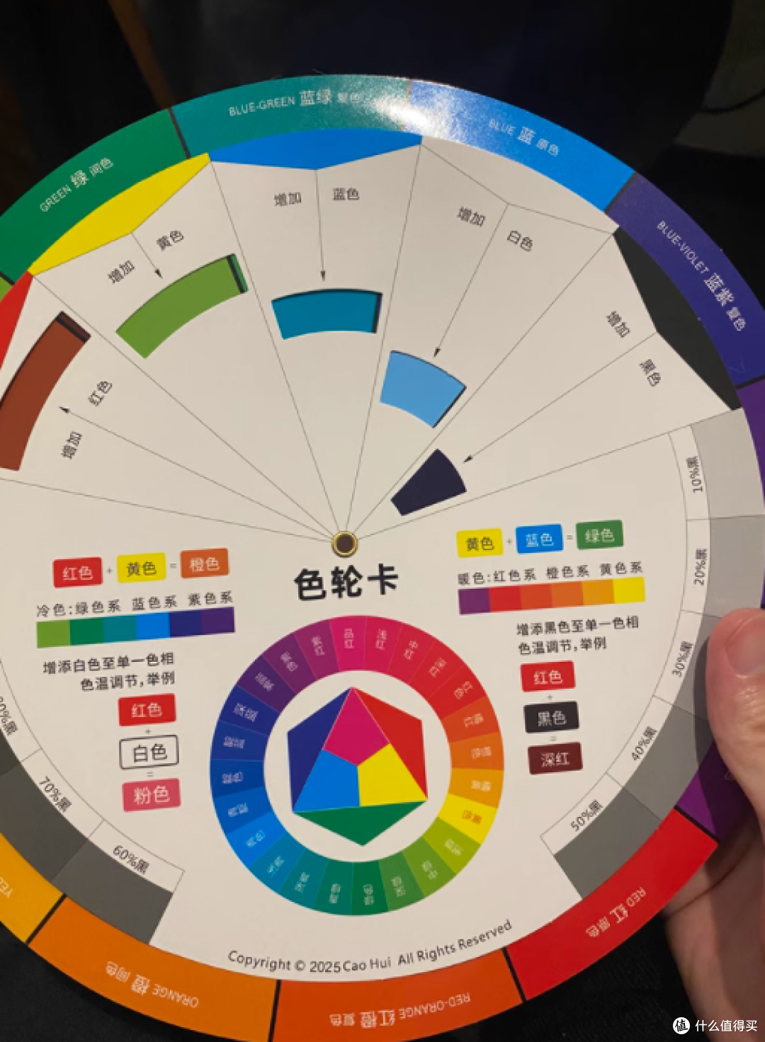 🎨宝藏发现！彩汇通多功能色轮卡，调色界神器来袭！