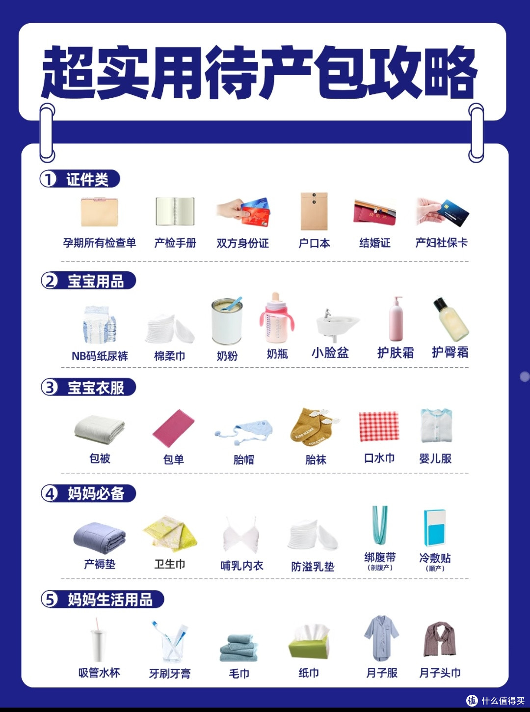 二胎妈妈都回购的待产包清单和新生儿奶粉!
