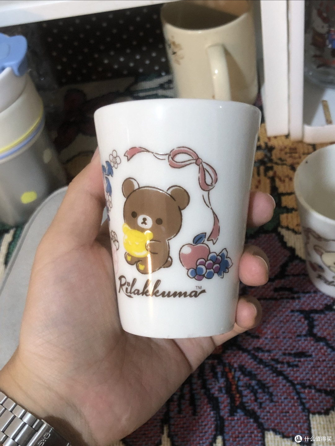 闲鱼淘到超值轻松熊杯子