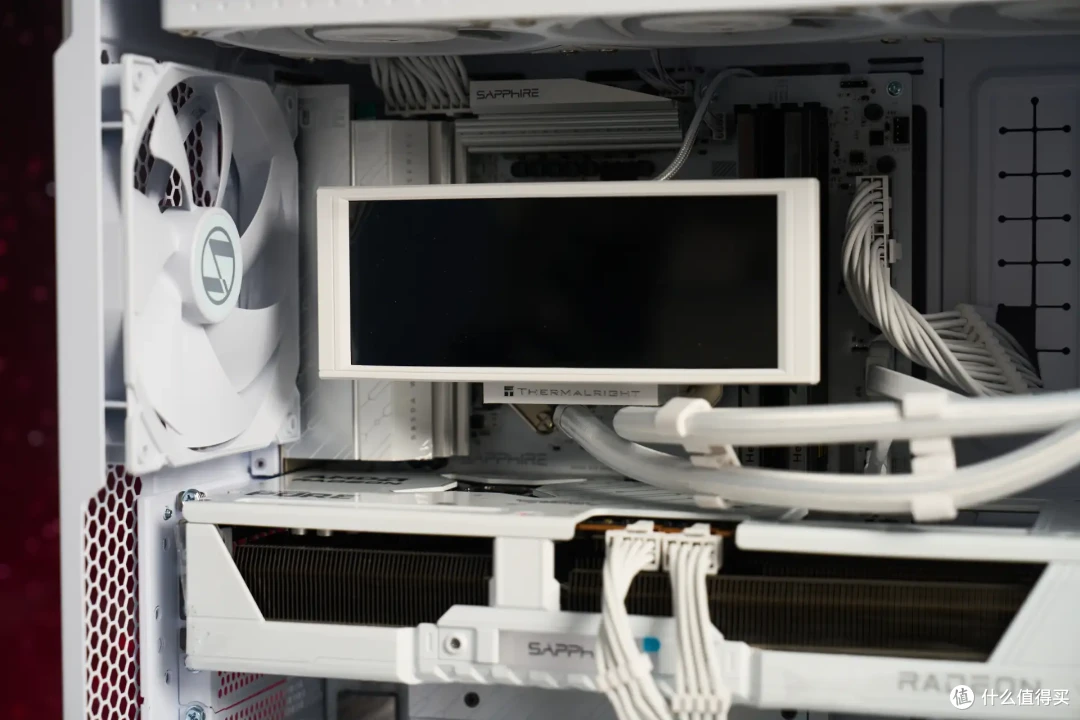 真白色套装,蓝宝石PURE极地B850A WIFI装机