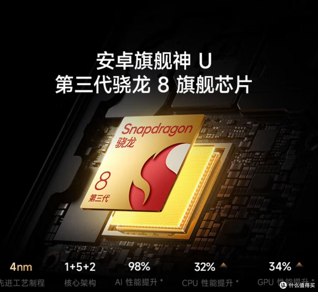 小米REDMI K80 国家补贴 第三代骁龙8 6550mAh大电池 玄夜黑
