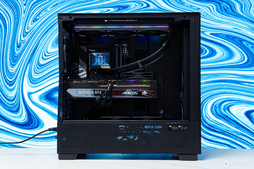 2W预算，黑色侧透安钛克FLUX PRO装机测试