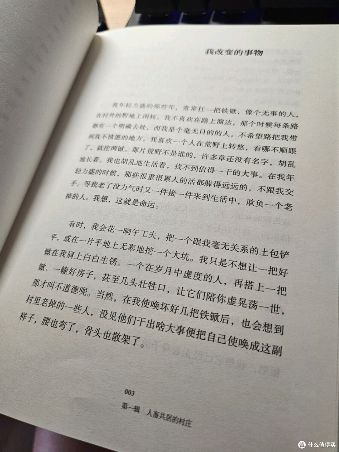 刘亮程笔下的乡村世界——《一个人的村庄》