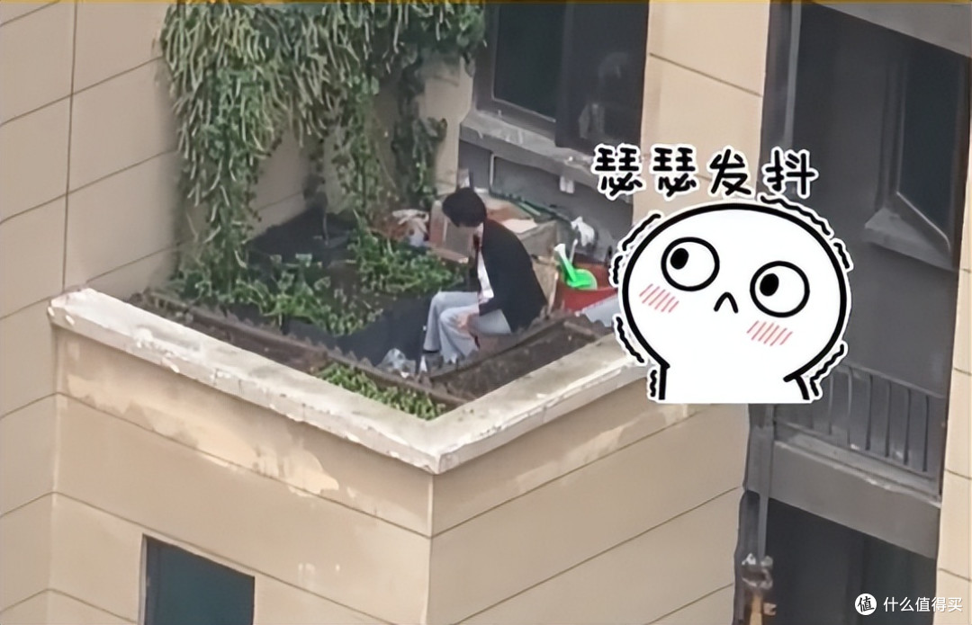 女子在“高楼避难层上种菜”,惊呆众人,网友:这菜是非种不可?