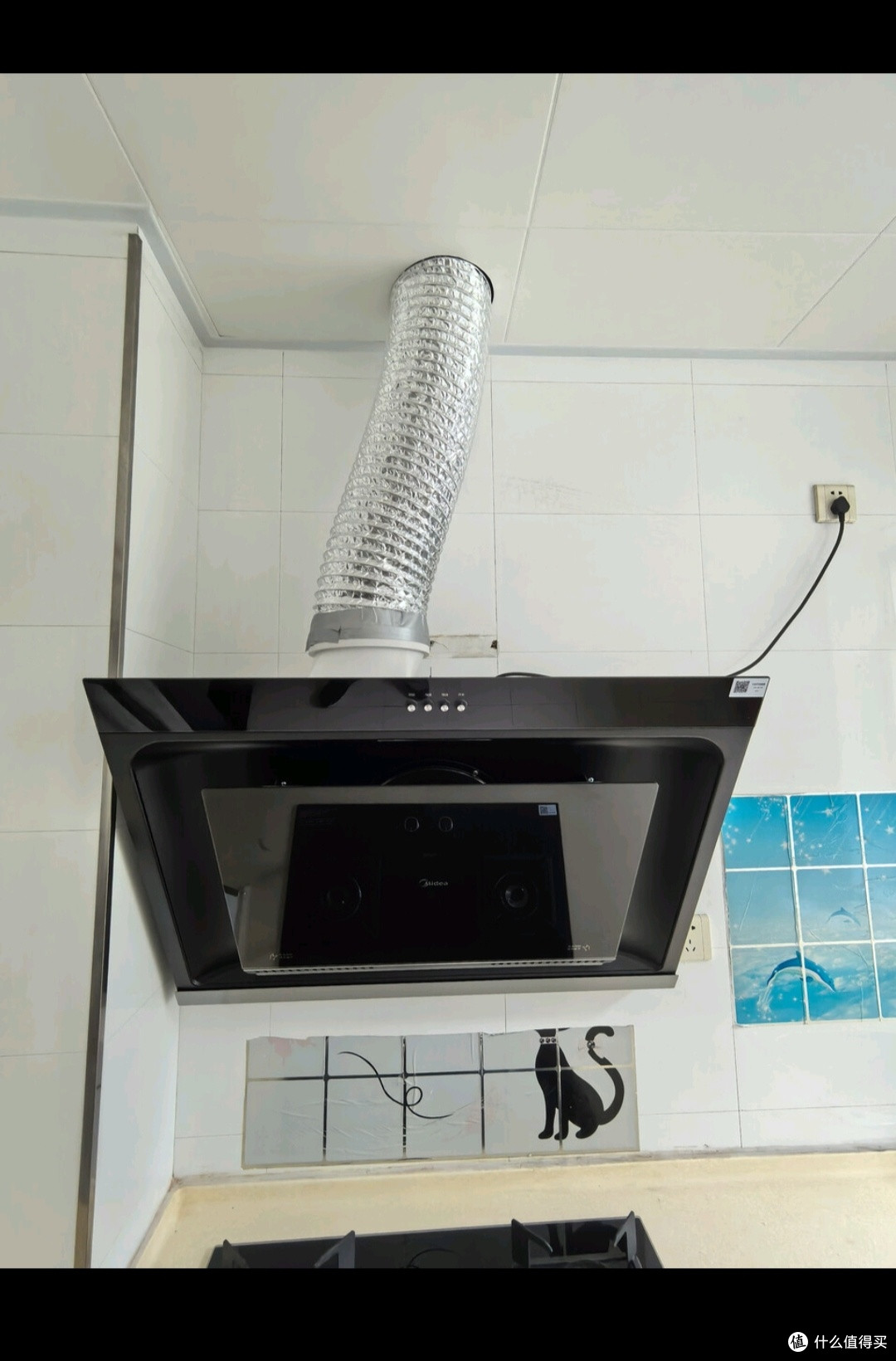 美的（Midea）抽吸排油烟机 家用侧吸式吸油烟机 排烟机 厨房脱排