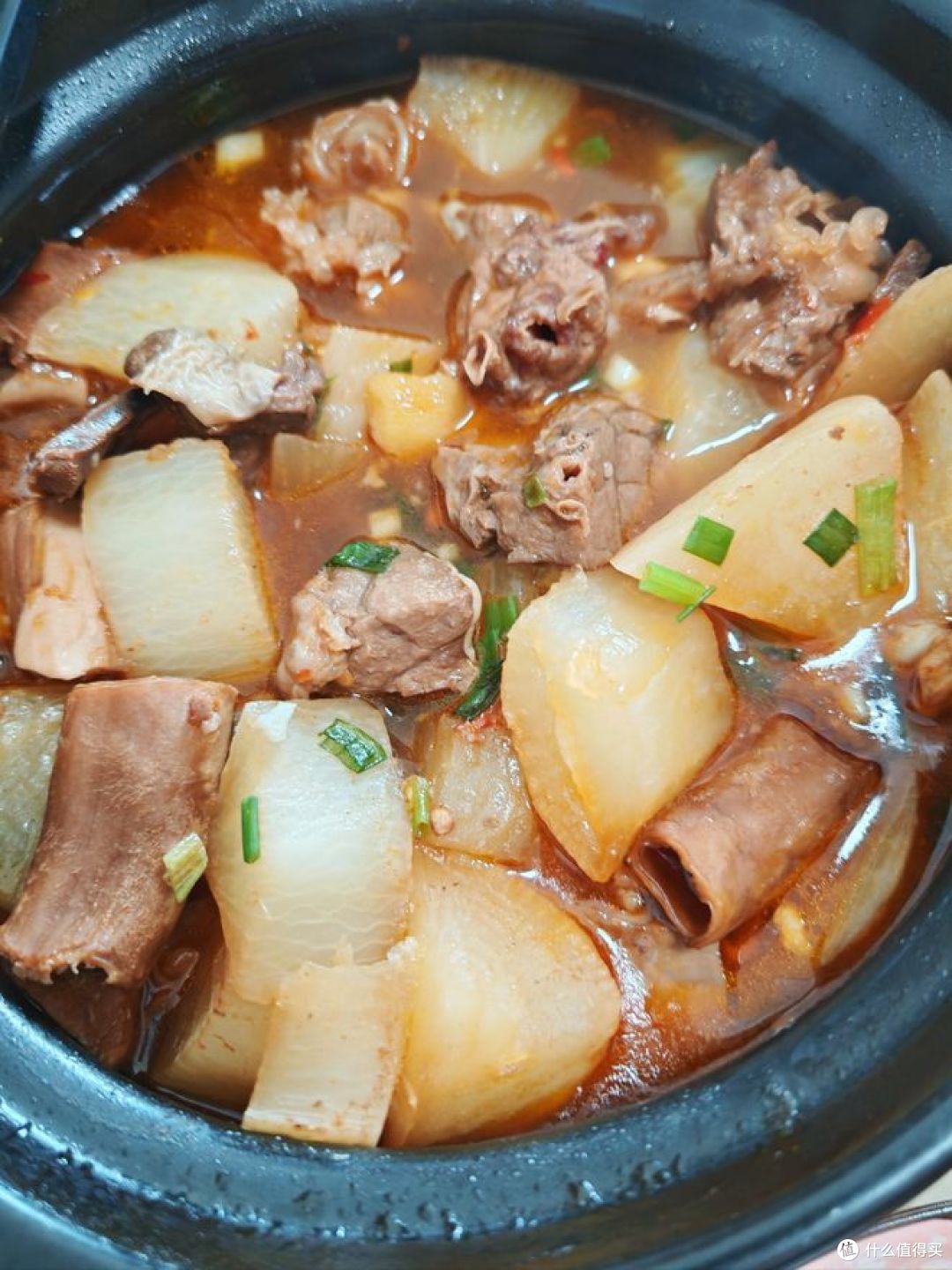 电饭煲白萝卜炖牛肉,秋天滋补真好吃!