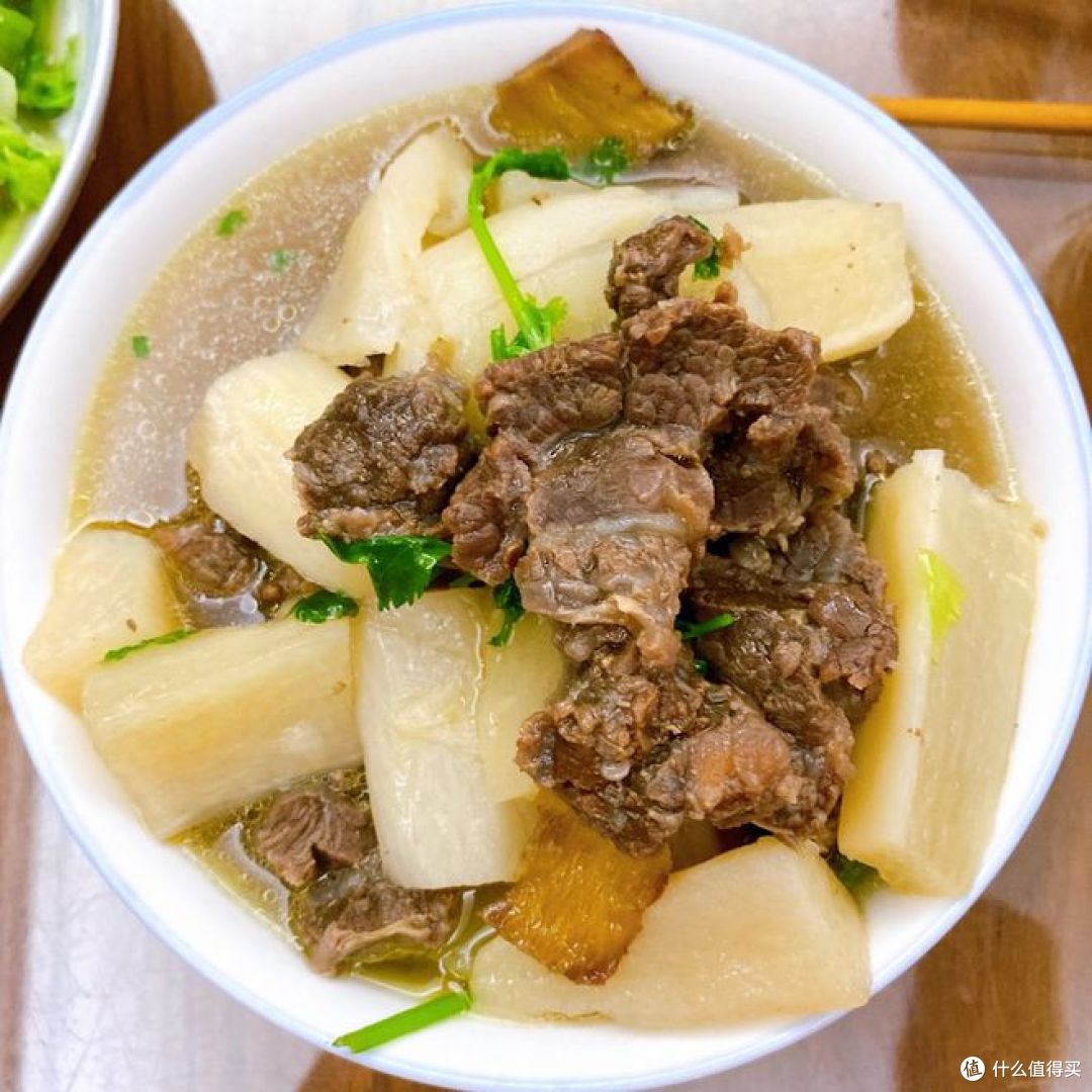 电饭煲白萝卜炖牛肉,秋天滋补真好吃!