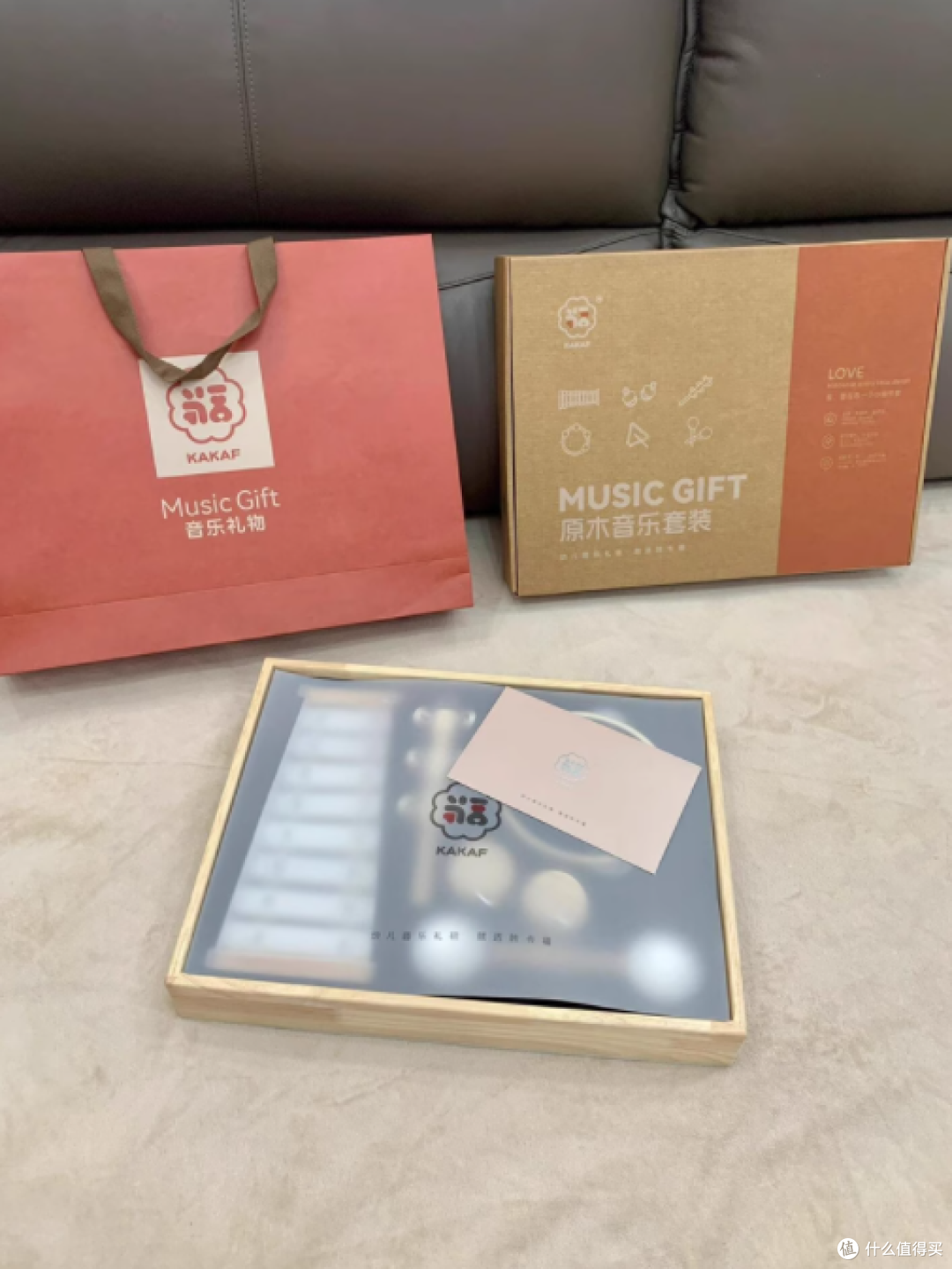 🎁新生儿见面礼，就选 KAKAF 咔卡福木质音乐玩具礼盒🎁