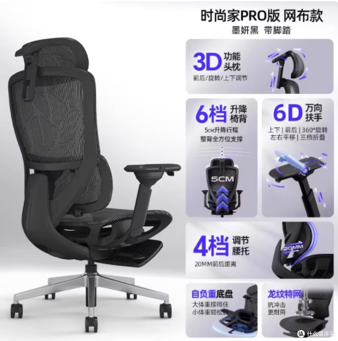 ✨久坐不累的秘密 | Enova 时尚家人体工学椅