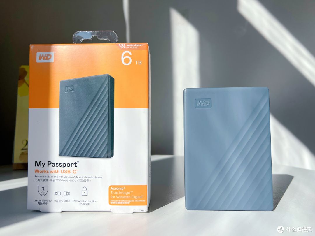 手机存储不够?扩容新选择,西数My Passport 移动硬盘USB-C版