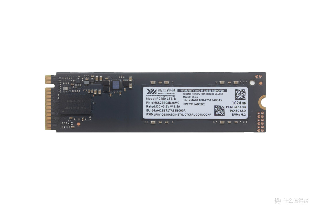 升级晶栈4.0闪存:长江存储PC450 1TB商用SSD评测