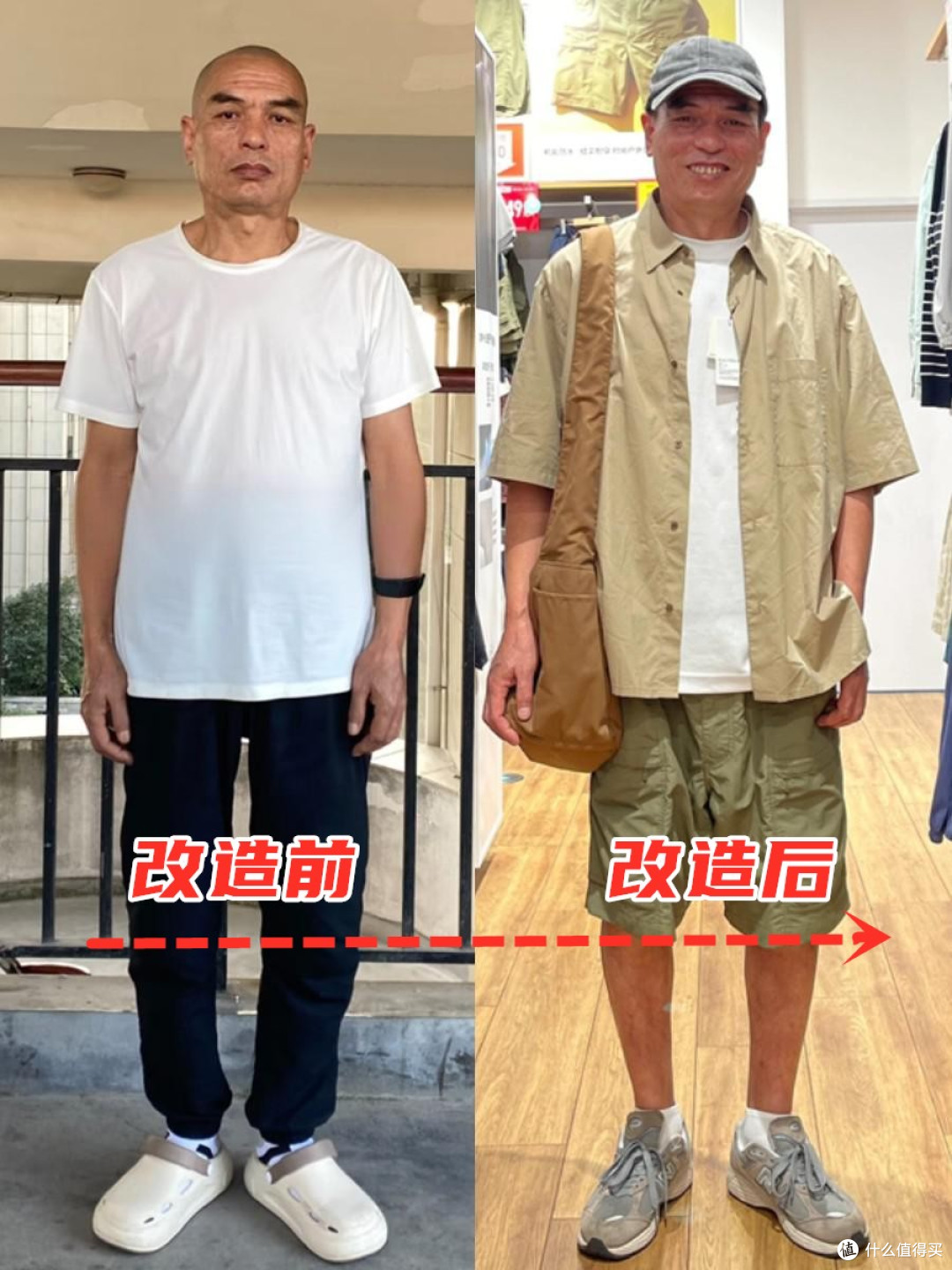 原来“优衣库”才是中年男人去油腻关键:看这些对比图,年轻十岁