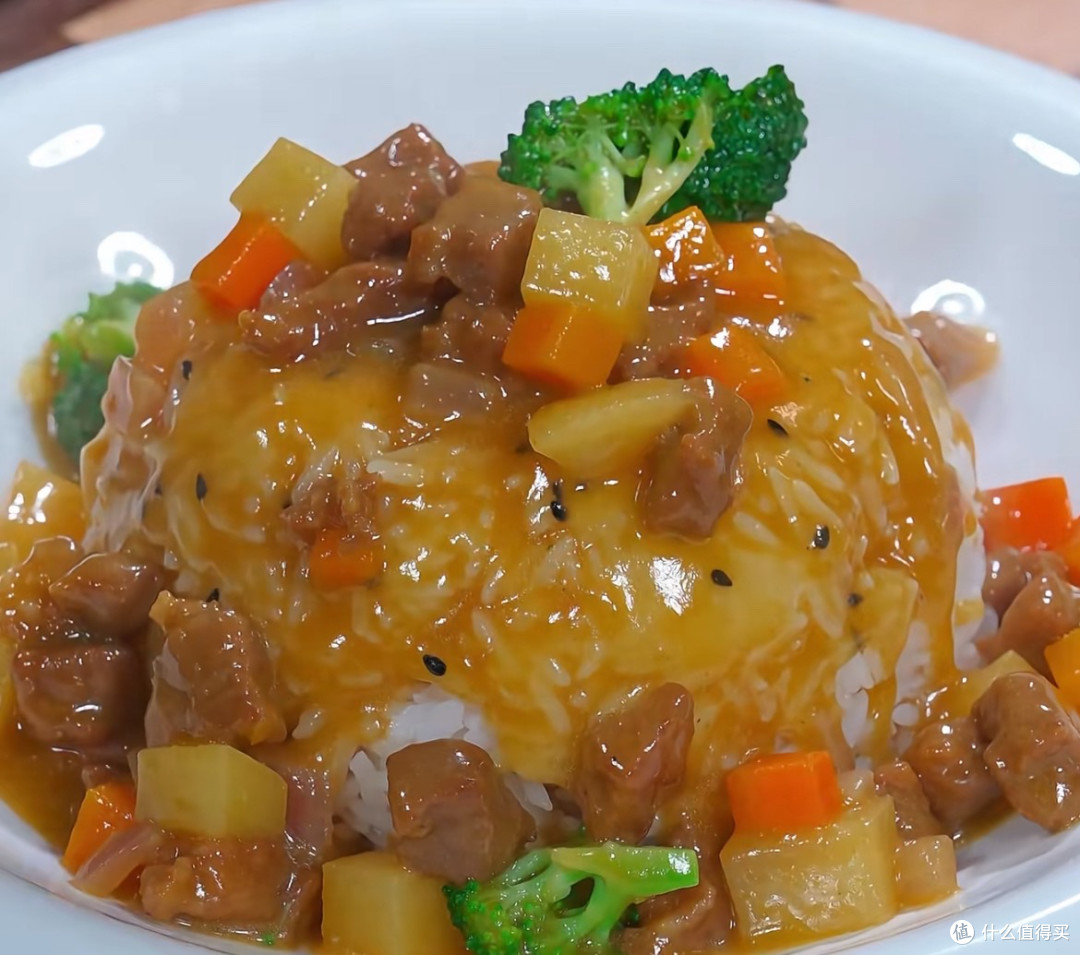 孩子的最爱,香喷喷的咖喱土豆牛肉饭