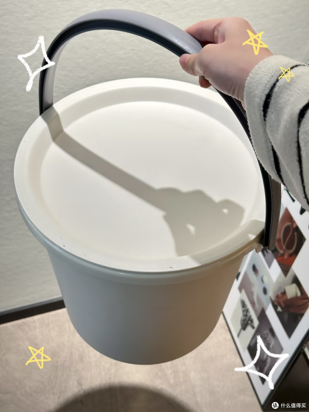 三合一水桶套装解决浴室收纳