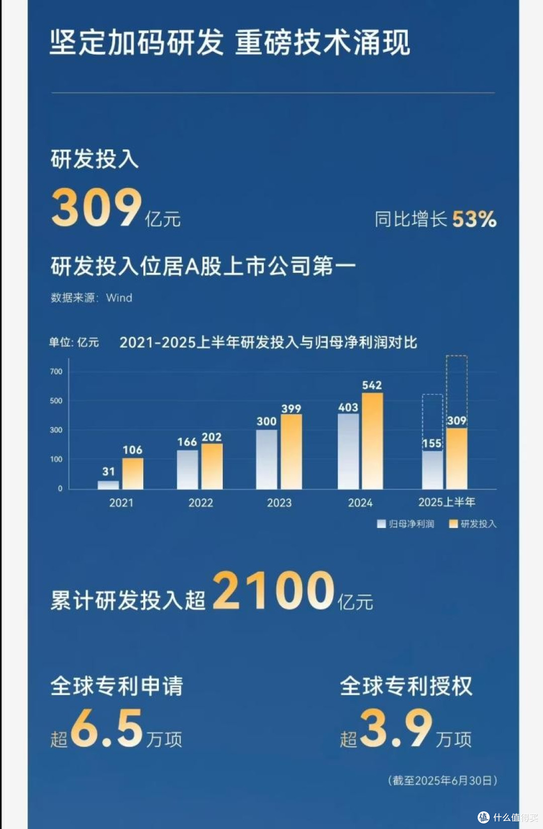 2025上半年比亚迪研发投入暴涨