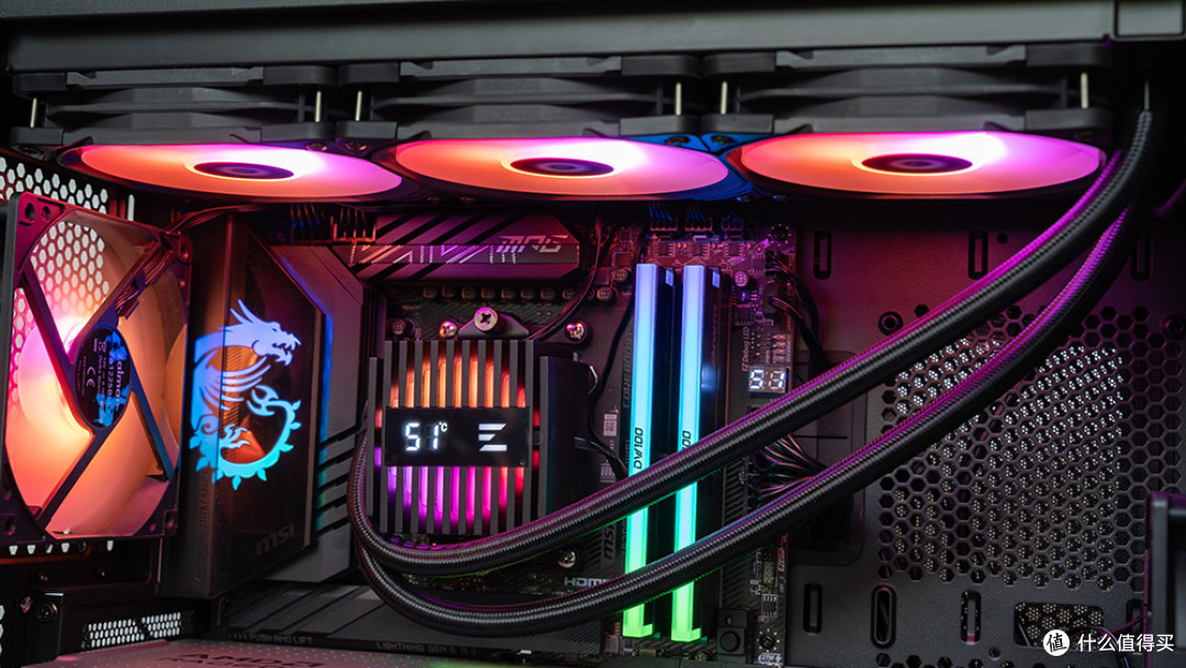 低噪稳压9950X3D,磁吸数显屏,ZALMAN思民ALPHA2 A36水冷评测