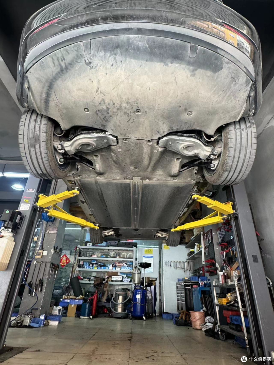 进口Model 3 14万公里底盘整备