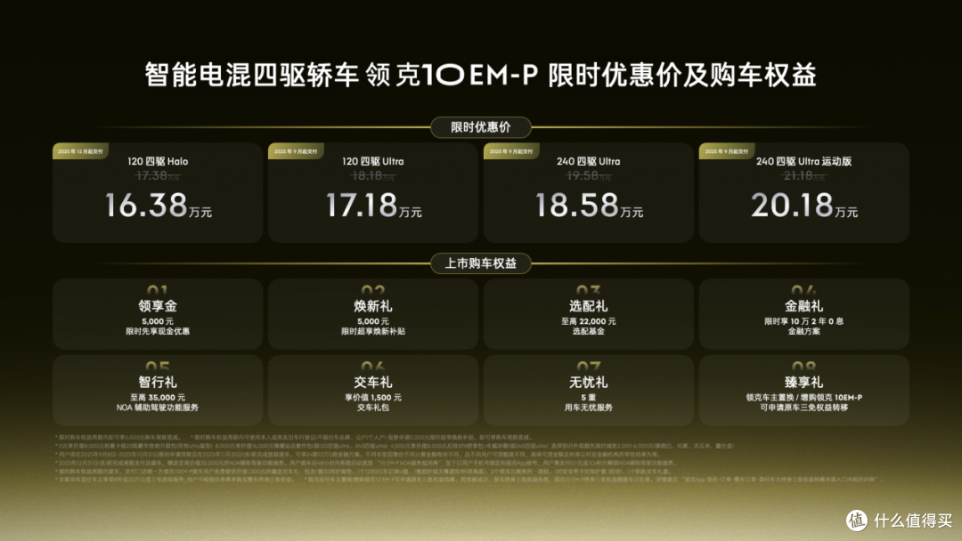 限时优惠价16.38万-20.18万元,智能电混四驱轿车领克10 EM-P上市