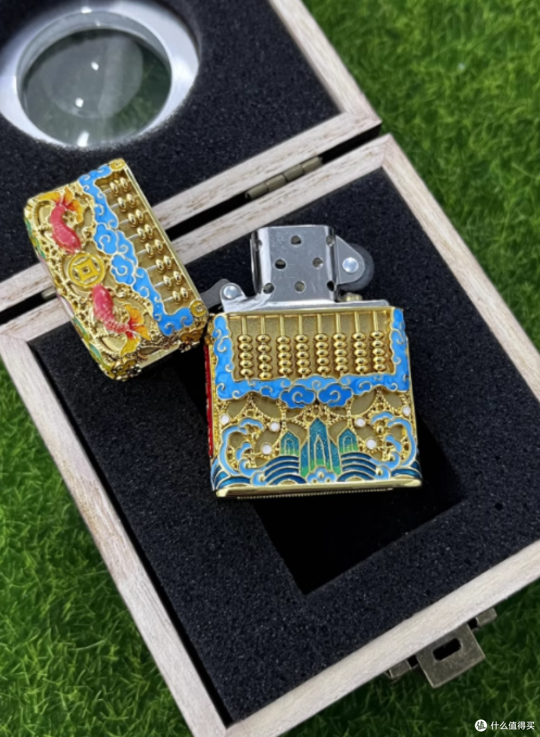 Zippo 打火机 “八方来财算盘夜光珐琅彩”:专属男友的闪耀之礼
