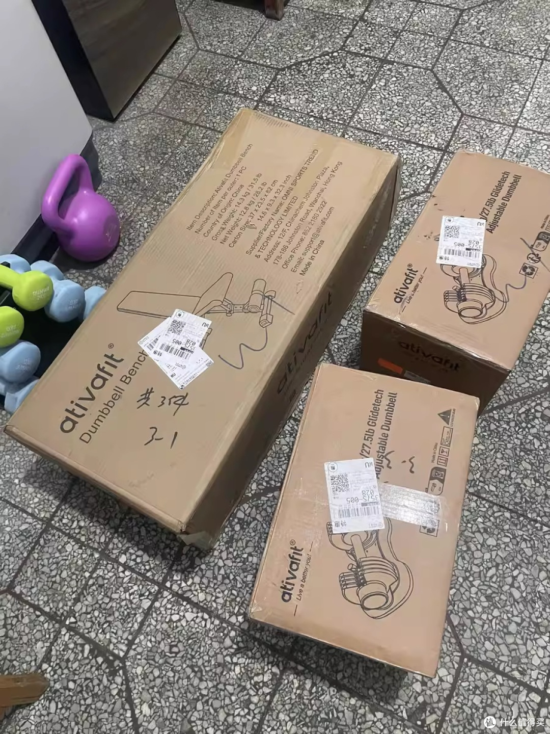 AtivaFit火星人可调哑铃:寝室健身的完美伙伴