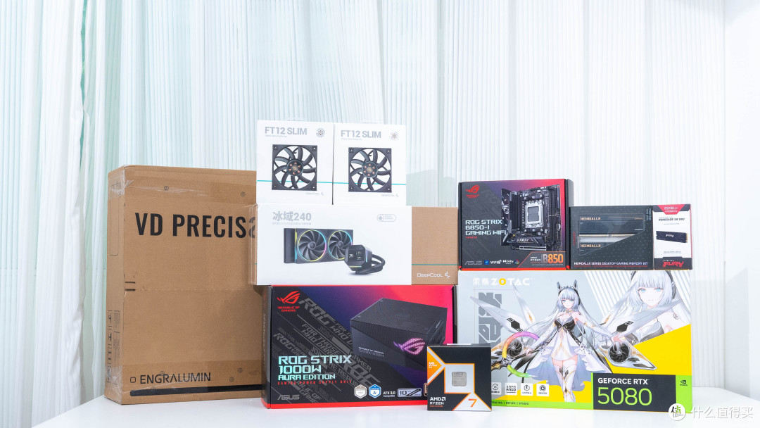 维大DEFENDER MINI 02+华硕ROG B850i+索泰5080天启装机分享