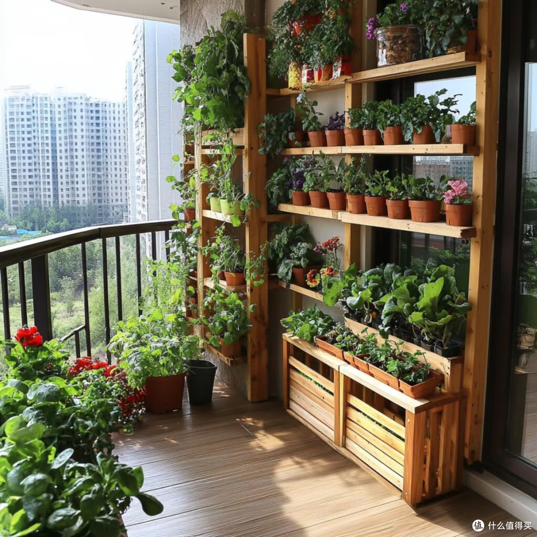 我家阳台的菜园墙,吃菜全靠它