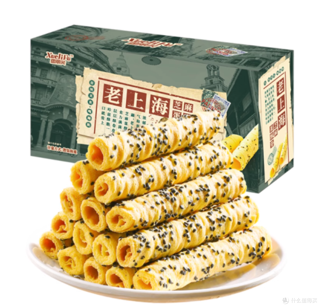 不多言老上海芝麻蛋酥卷:一口酥脆,满溢老上海风情