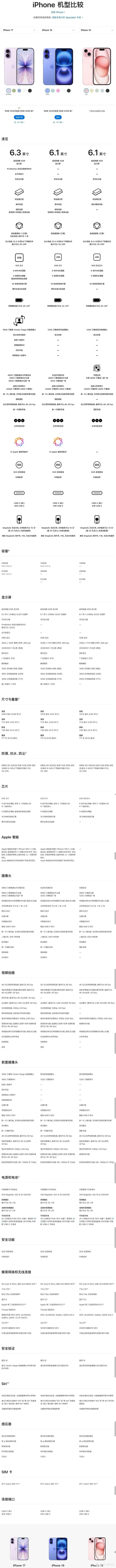 iPhone17手机发布记录,一文详细参数汇总 - 克提
