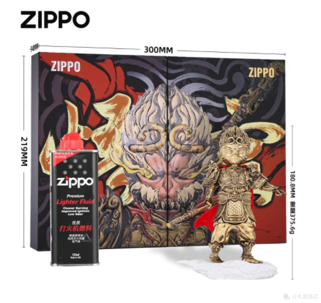 Zippo 打火机 Q 版悟空古铜手办：点燃热血，传递心意