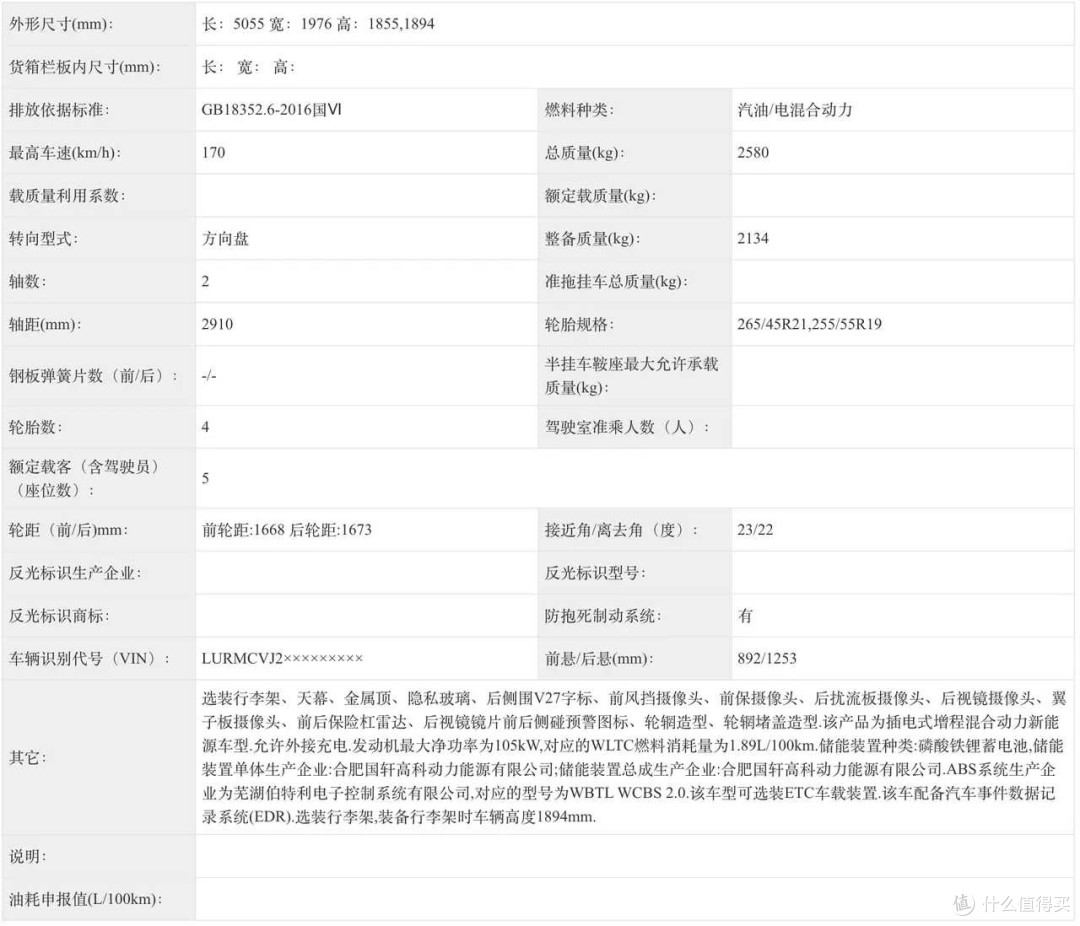iCAR V27工信部申报信息