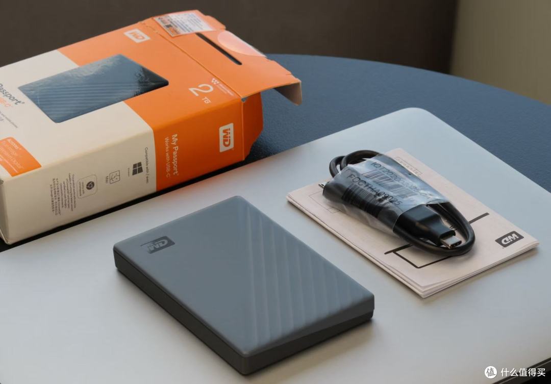 千元不到给手机扩容4T！西部数据Passport移动硬盘USB-C版实测！_移动硬盘_什么值得买