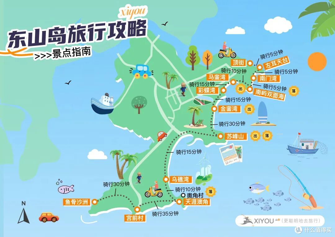 没有人能拒绝这座0.5倍速小岛!细软沙滩、开车直达!