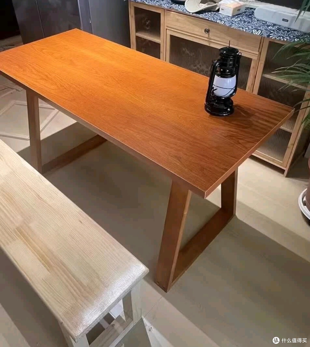 120*60CM胡桃色大板桌使用体验