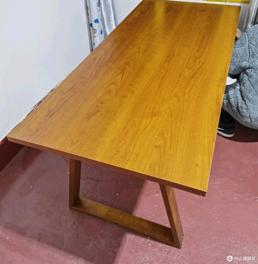 120*60CM胡桃色大板桌使用体验