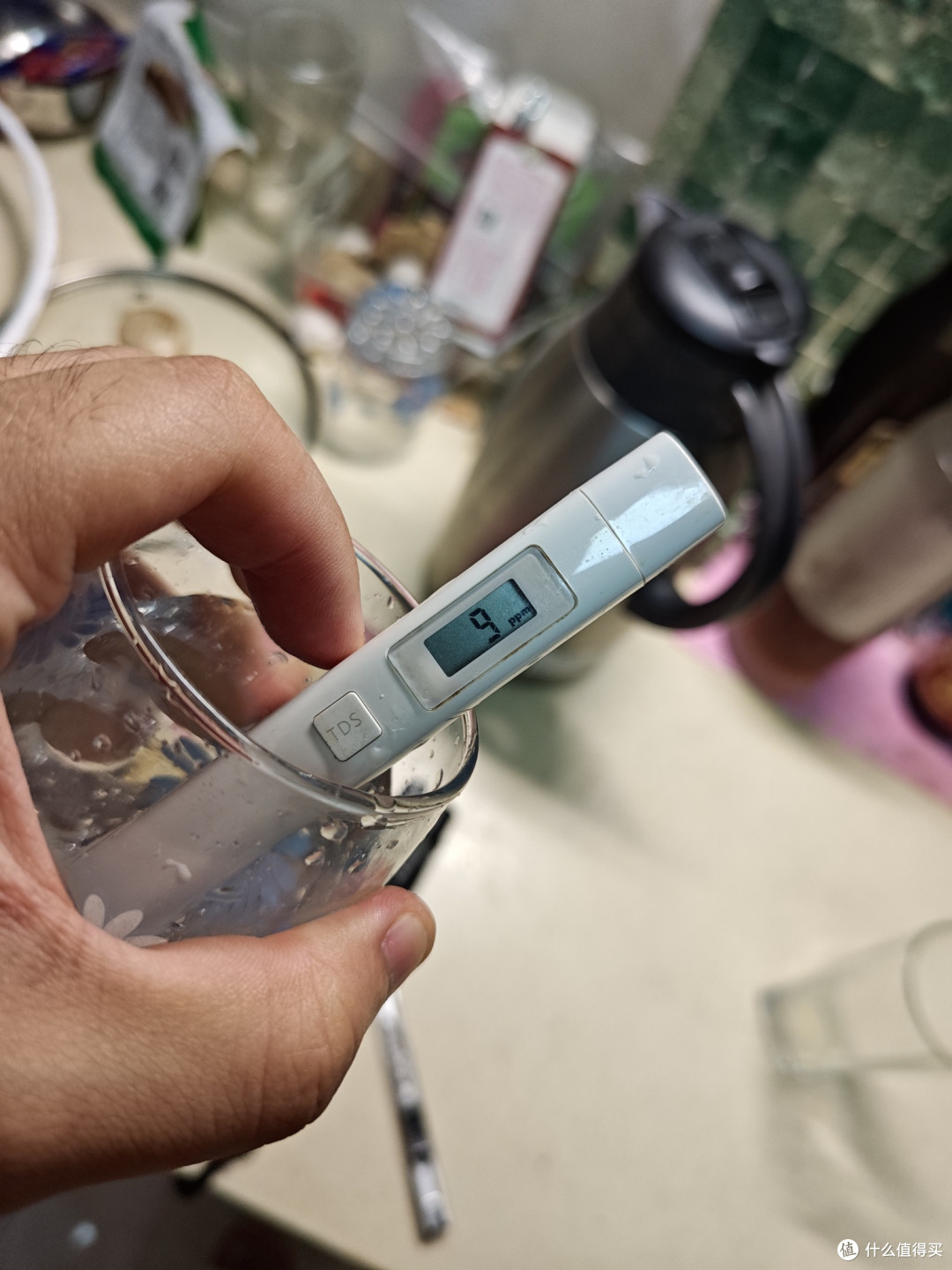 继续冲了几分钟，读数到了个位数