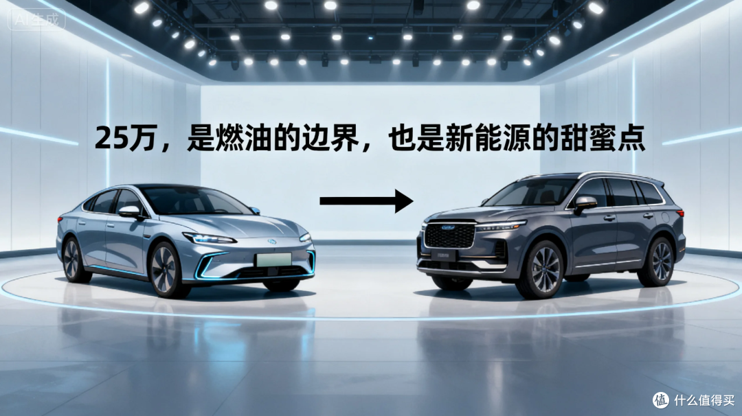 25万买车指南：燃油 / 混动 / 纯电，哪个更划算？