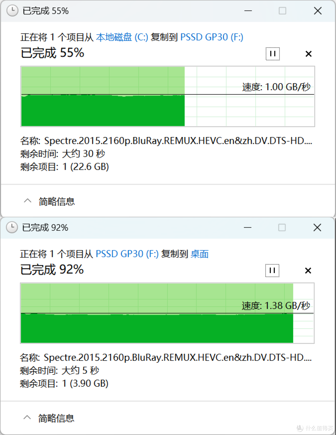 高速读写,3A游戏随身带!宏碁掠夺者GP30移动固态硬盘实测
