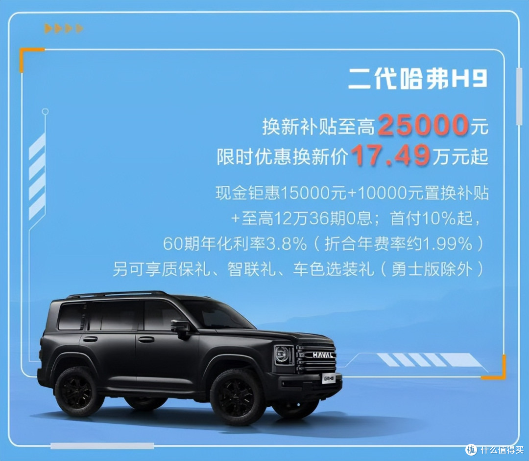 优惠15000,2.0T+8AT+三把锁,二代哈弗H9勇士版怎么样?