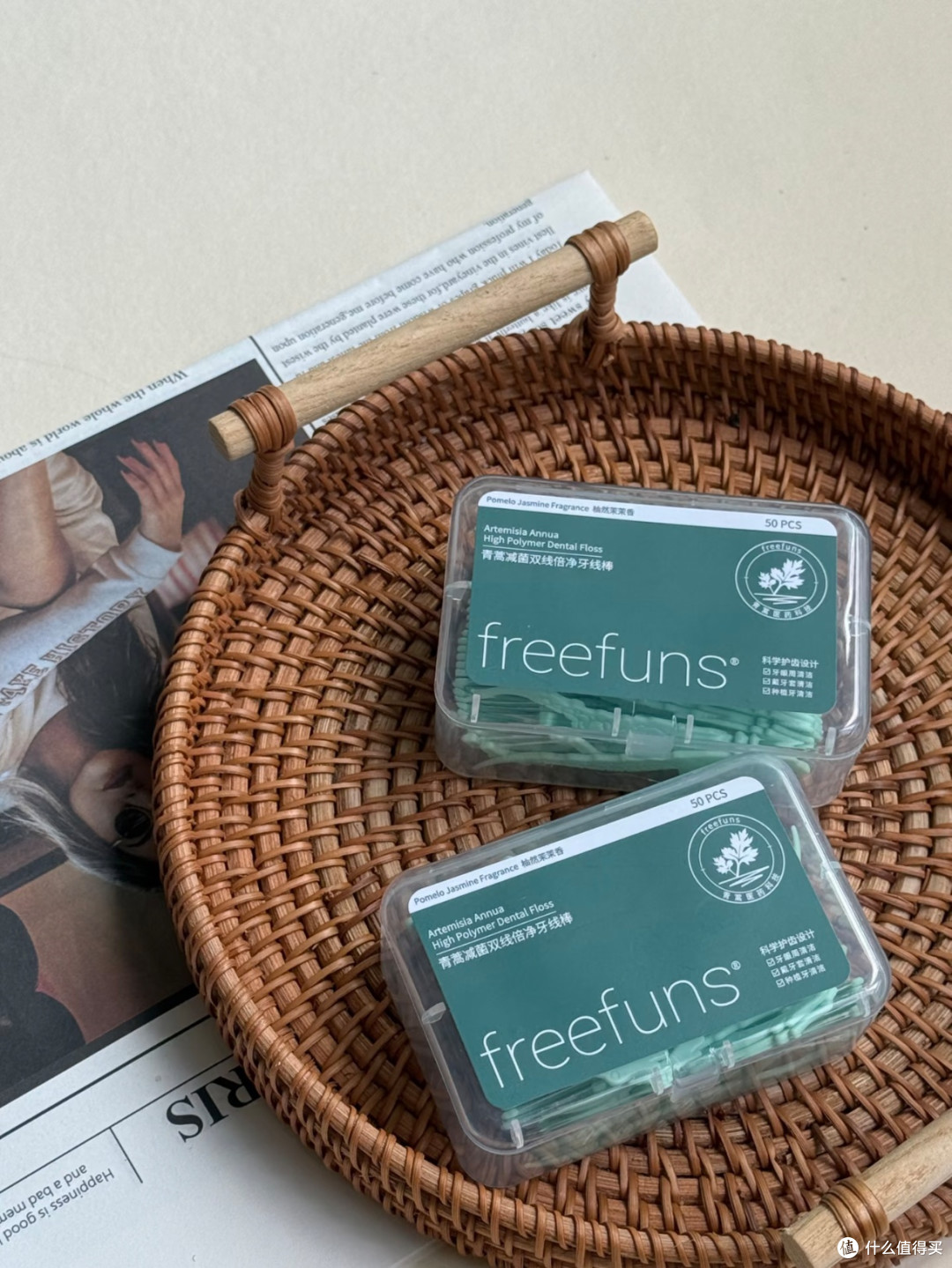 轻松清理牙缝，freefuns牙线棒真香