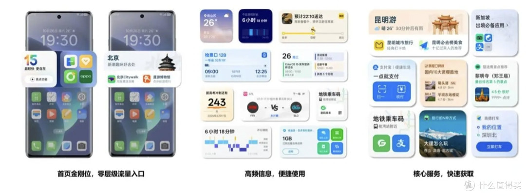 OPPO ColorOS系统流体云接入大众点评,锁屏即可查看等位进度
