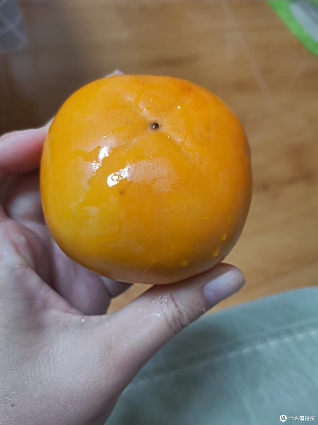 秋风起吃柿子,我喜欢的脆柿甜脆多汁太美味啦