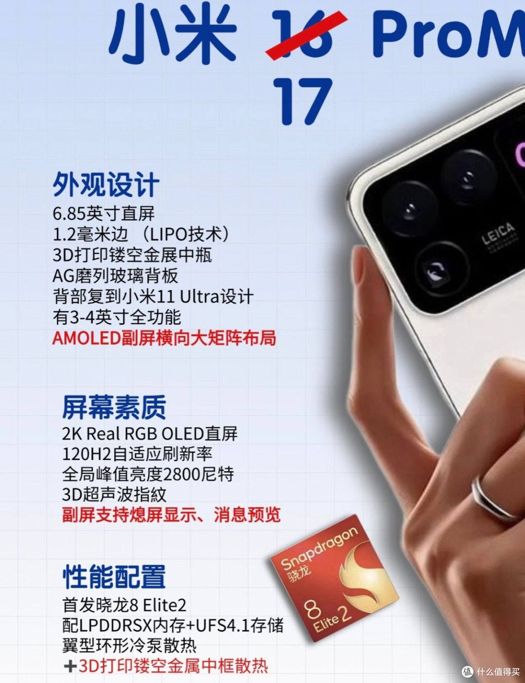 小米17官宣!跳过16直接对标iPhone 17,这次真要搞事情?