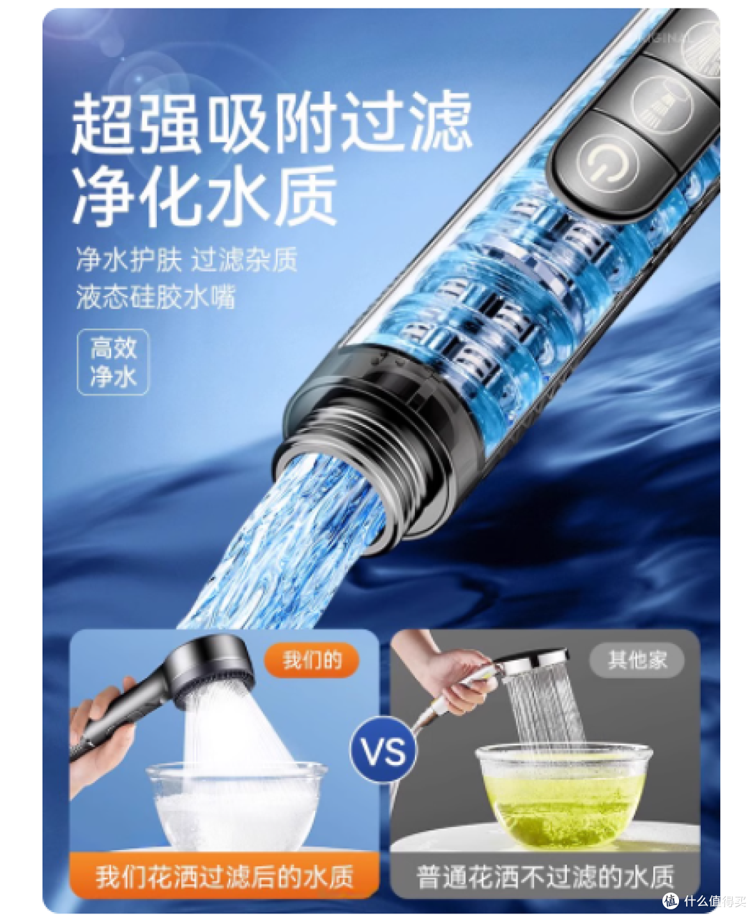 畅享澎湃沐浴:TOTY 涡轮增压过滤花洒